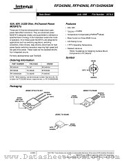 RFP45N06 datasheet pdf Intersil
