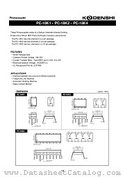 PC-18K1 datasheet pdf Kodenshi Corp