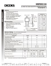 MBRM5100-13 datasheet pdf Diodes