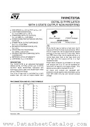 74VHCT373AT datasheet pdf ST Microelectronics