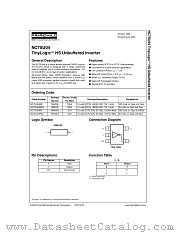 NC7SU04P5 datasheet pdf Fairchild Semiconductor