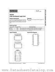 74F181SC datasheet pdf Fairchild Semiconductor