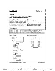 74F299SC datasheet pdf Fairchild Semiconductor