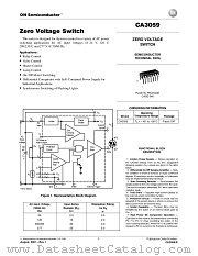 CA3059 datasheet pdf ON Semiconductor