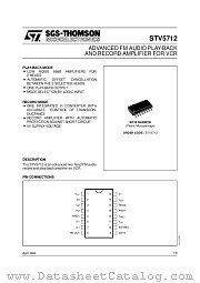 STV5712 datasheet pdf ST Microelectronics