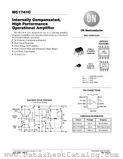 MC1471C datasheet pdf ON Semiconductor