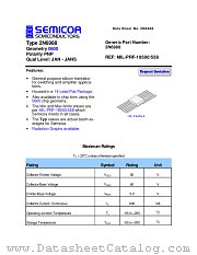 2N6988 datasheet pdf Semicoa Semiconductor