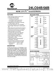 24CO08B-ISL datasheet pdf Microchip