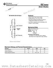 GZ5C2 datasheet pdf General Semiconductor