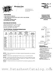 1N828-1 datasheet pdf Microsemi