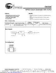 CG6234AS datasheet pdf Cypress