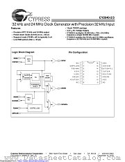 CY2040 datasheet pdf Cypress