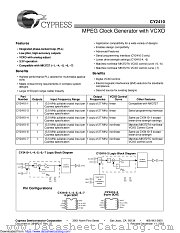 CY2410 datasheet pdf Cypress