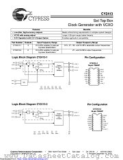 CY2413 datasheet pdf Cypress