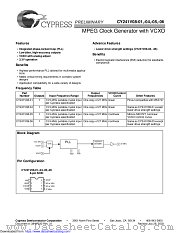 CY241V08 datasheet pdf Cypress