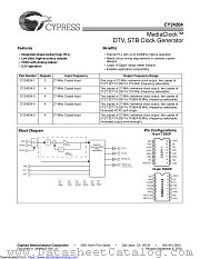 CY24204 datasheet pdf Cypress
