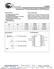 CY24233 datasheet pdf Cypress