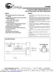 CY25000 datasheet pdf Cypress