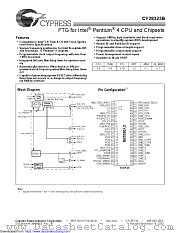 CY28323B datasheet pdf Cypress