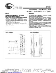 CY28351 datasheet pdf Cypress