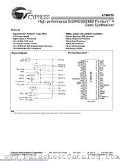 CY28370 datasheet pdf Cypress