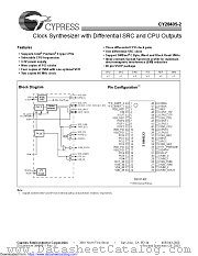 CY28405-2 datasheet pdf Cypress