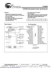 CY28405 datasheet pdf Cypress