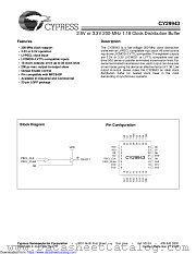 CY29943 datasheet pdf Cypress