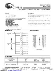 CY2CC1810 datasheet pdf Cypress