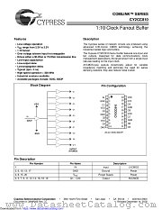 CY2CC810 datasheet pdf Cypress