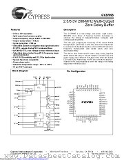 CY2V995 datasheet pdf Cypress