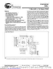 CY62126DV30 datasheet pdf Cypress