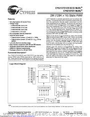CY62137CV33 datasheet pdf Cypress