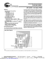 CY62138CV datasheet pdf Cypress