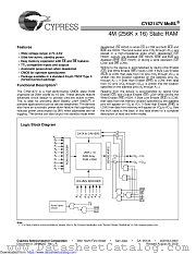 CY62147V datasheet pdf Cypress
