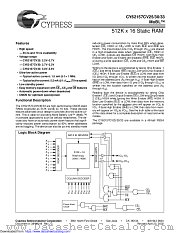 CY62157CV30 datasheet pdf Cypress