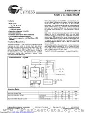 CY7C1012AV33 datasheet pdf Cypress