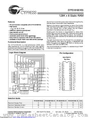 CY7C1019CV33 datasheet pdf Cypress