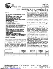 CY7C1357A datasheet pdf Cypress
