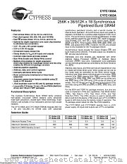 CY7C1360A datasheet pdf Cypress