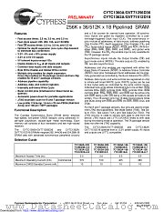 CY7C1362A datasheet pdf Cypress
