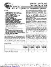 CY7C1363A datasheet pdf Cypress