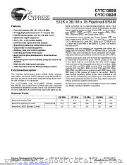 CY7C1380B datasheet pdf Cypress