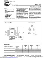 CY7C147 datasheet pdf Cypress