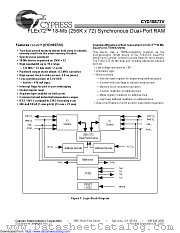 CYD18S72V datasheet pdf Cypress