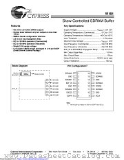 W191 datasheet pdf Cypress