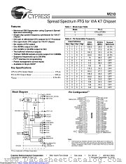 W210 datasheet pdf Cypress