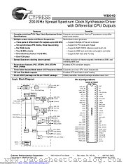 W320-03 datasheet pdf Cypress