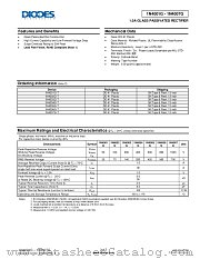 1N4001G-T datasheet pdf Diodes