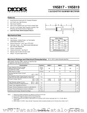 1N5817-B datasheet pdf Diodes